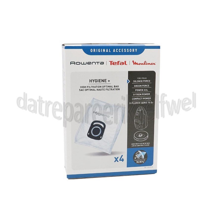 Foto van Rowenta Stofzuigerzak Hygiene+ Optimal Silence Force 4A, X-trem Power, Compact Power 