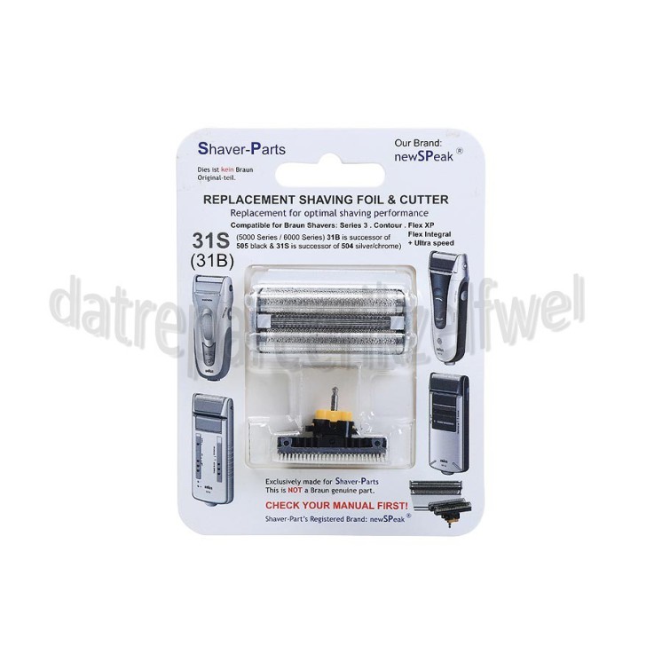 Foto van NewSPeak Scheerblad Series 3 31S Foil & Cutter 5000/6000 series 