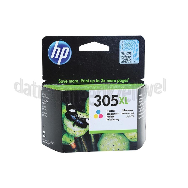 Foto van HP Hewlett-Packard Inktcartridge No. 305 Color XL Envy 6000, 6400, Pro 6420, Pro 6420 