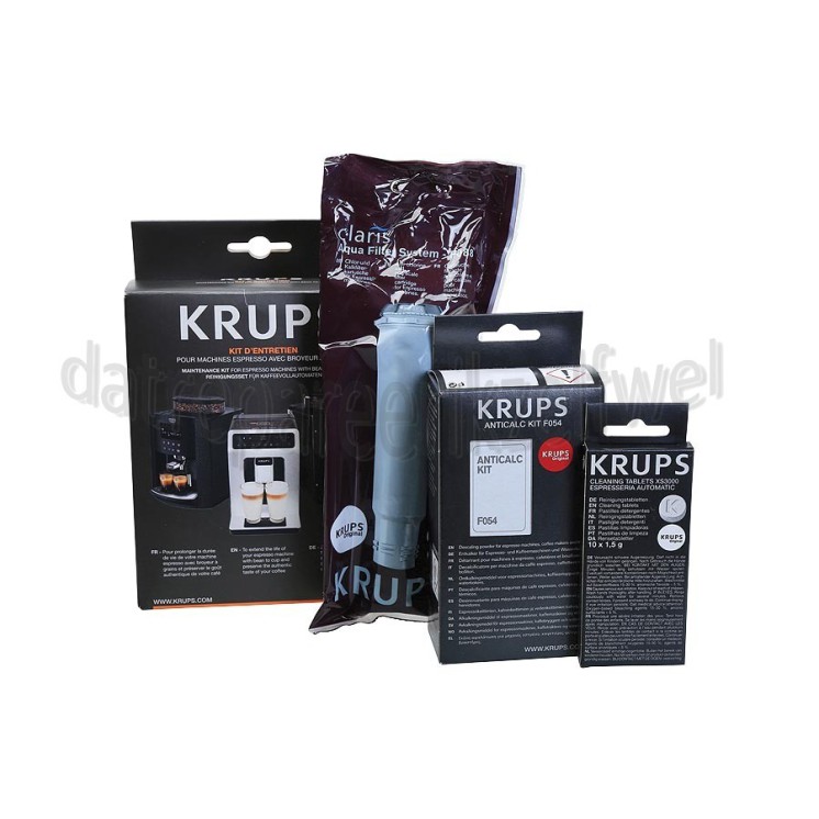 Foto van Krups Reiniger Reinigingsset Espressomachine met bonenmaler 