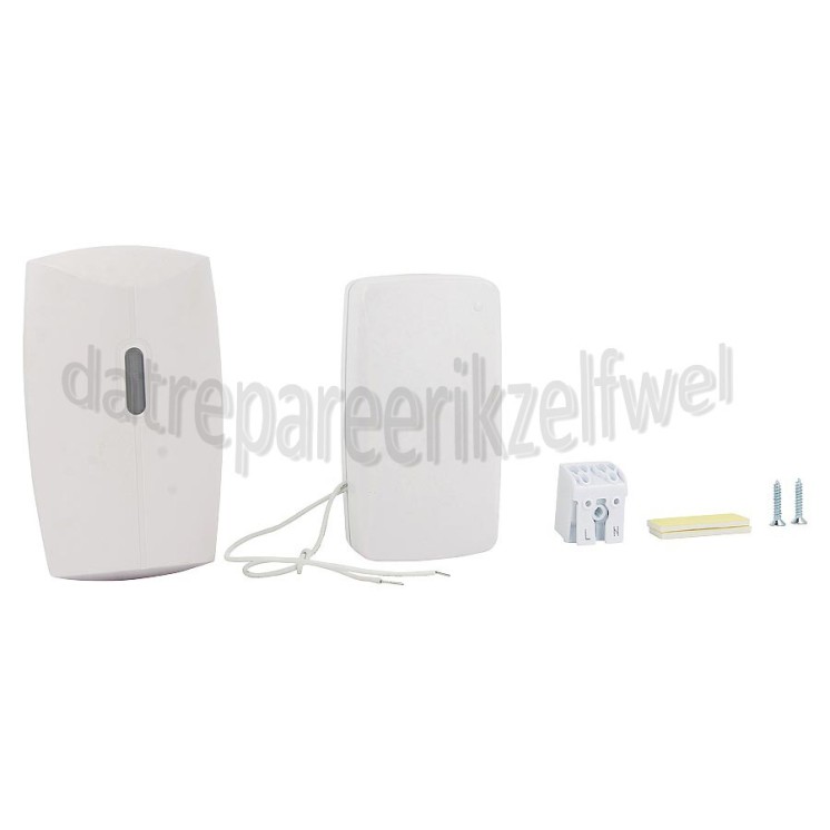 Foto van KlikAanKlikUit Set Deurbel Set ACDB-8000BC Draadloze bediening 