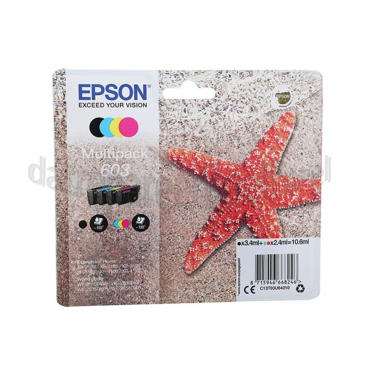 Foto van Epson Inktcartridge 603 Multipack XP2100, XP2105, XP3100, WF2810DWF 