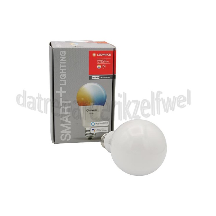Foto van Ledvance Ledlamp Smart+ Wifi Classic A100 Tunable White E27, 14W, 2700K-6500K, Dimbaar 