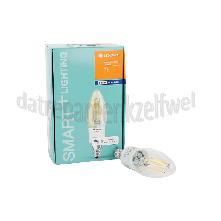 Foto van Ledvance Ledlamp Smart+ Filament Classic CLB40 Bluetooth, 4W, 2700K, E14 