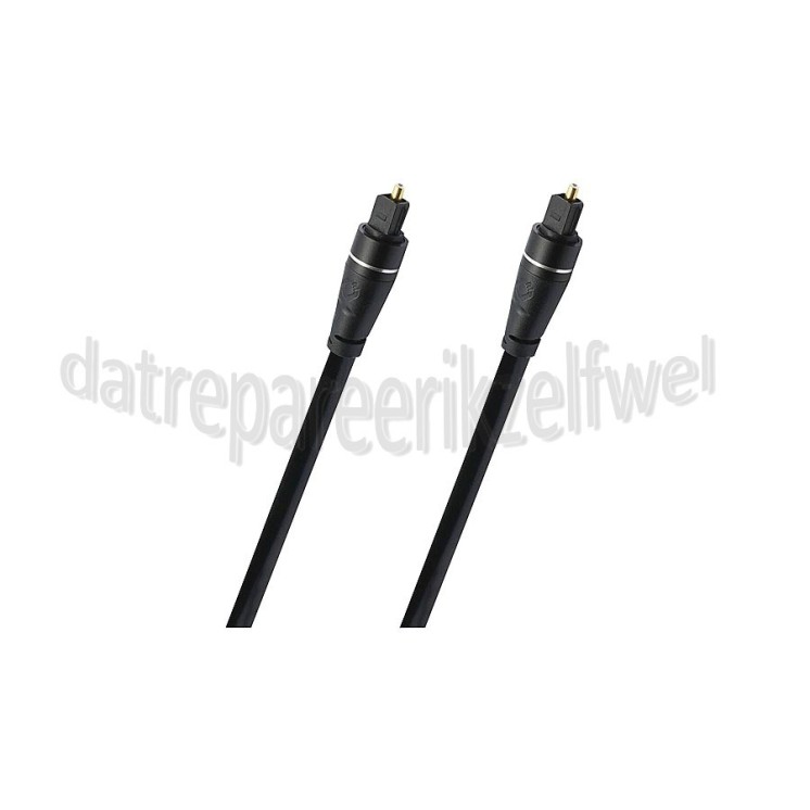 Foto van Oehlbach Optische Kabel Excellence Optische Digitale kabel Vergulde connectoren, 0,75 meter 