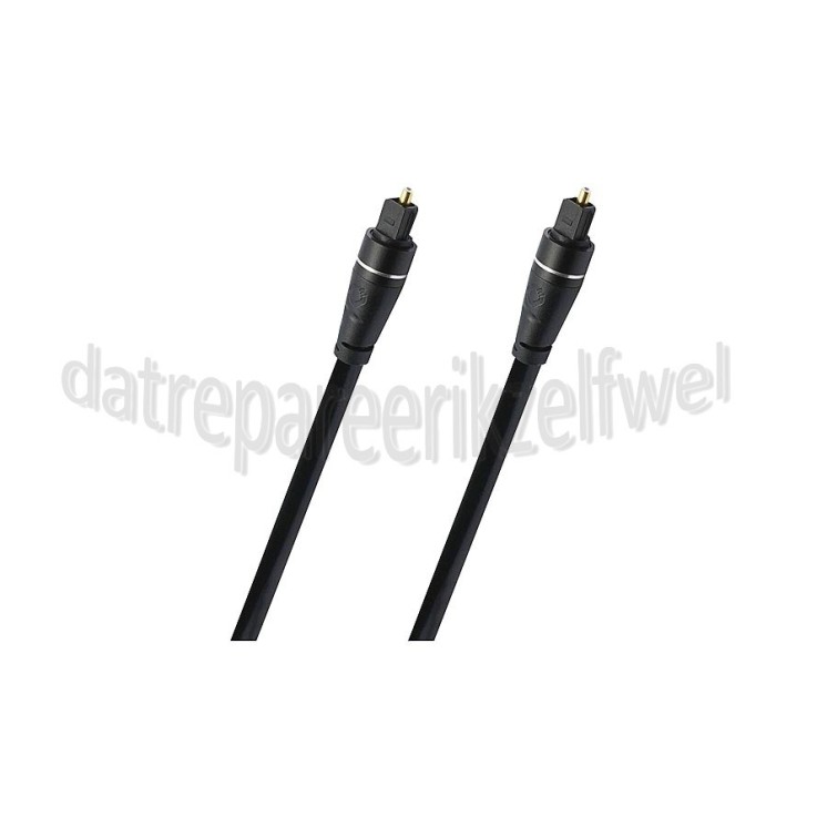 Foto van Oehlbach Optische Kabel Excellence Optische Digitale kabel Vergulde connectoren, 1,5 meter 