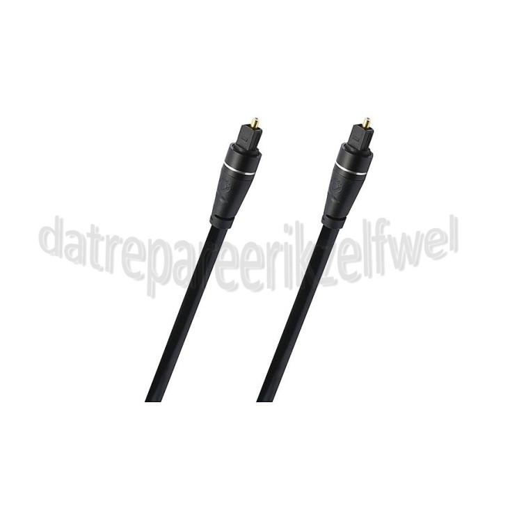 Foto van Oehlbach Optische Kabel Excellence Optische Digitale kabel Vergulde connectoren, 2 meter 