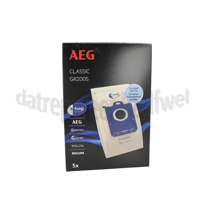 Foto van AEG Stofzuigerzak S-Bag Classic, papieren stofzuigerzak Airmax, Oxygen+, Jetmaxx 