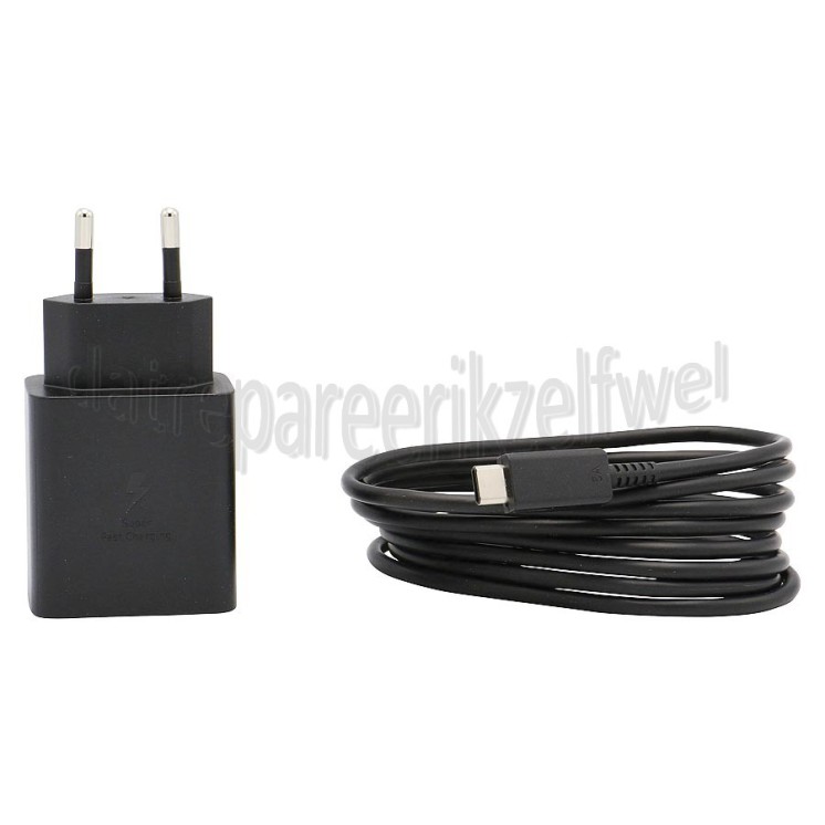 Foto van Samsung Oplader Wall charger, Zwart, 45W Fast Charging USB-C (inclusief kabel) 