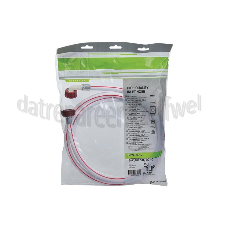 Foto van Electrolux Slang Toevoer, 2,5 meter R/H + filter + rubber 