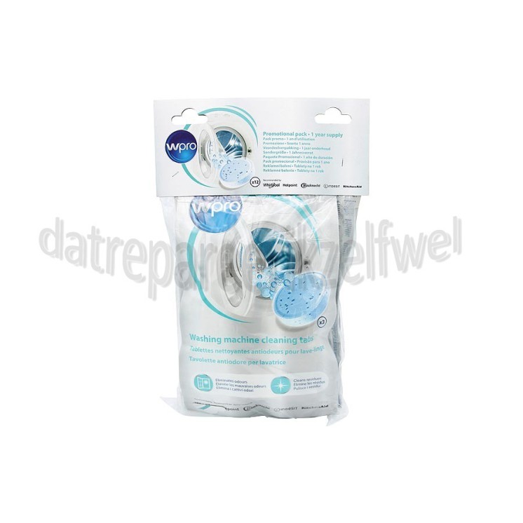 Foto van WPRO Reiniger Powerfresh 4-Pack Voor wasautomaten 