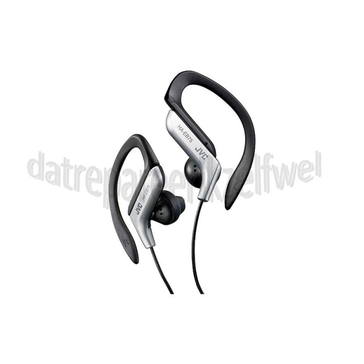 Foto van JVC Hoofdtelefoon Ear Clip Headphones, Zilver Sport, fitness 
