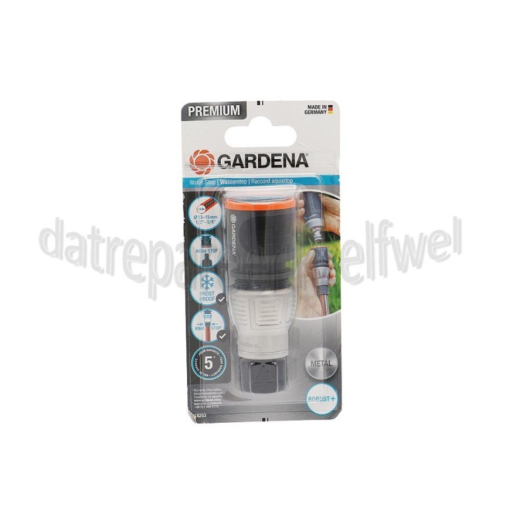 Foto van Gardena Koppeling Premium Waterstop 13 mm (1/2"") - 15 mm (5/8"") 