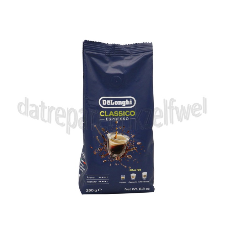 Foto van DeLonghi Koffie Classico Espresso Koffiebonen, 250 gram 