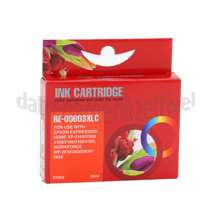 Foto van Inktcartridge 603 XL Cyan XP2100, XP2105, XP3100, WF2810DWF 