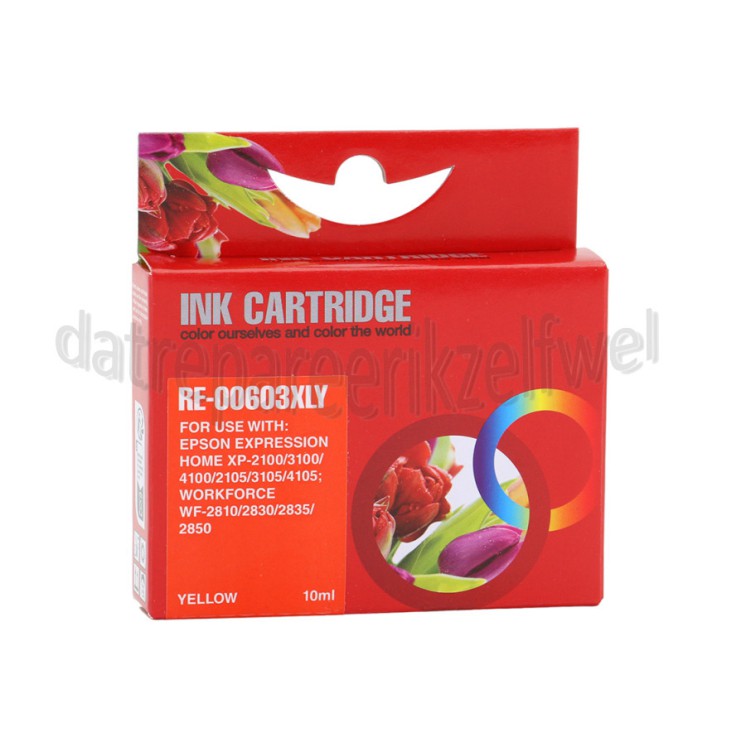 Foto van Inktcartridge 603 XL Yellow XP2100, XP2105, XP3100, WF2810DWF 