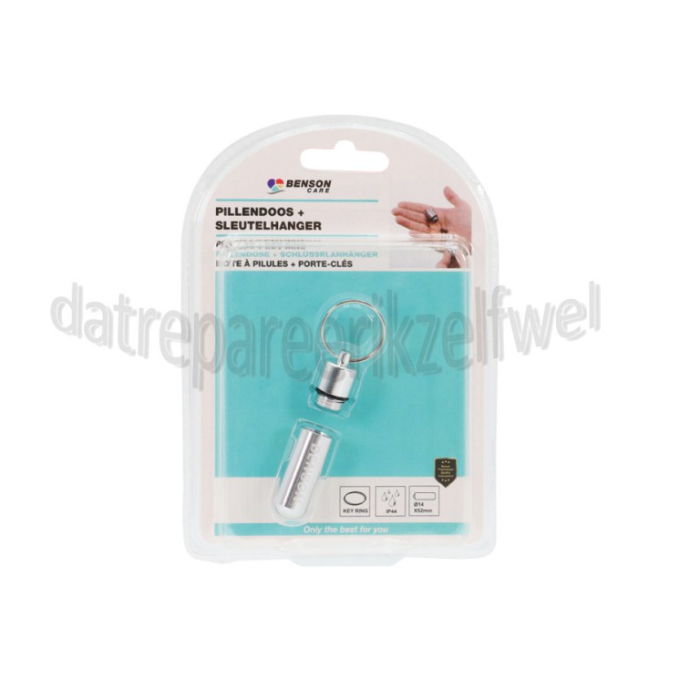 Foto van Benson Sleutelhanger Pillendoos Reizen, vakantie 