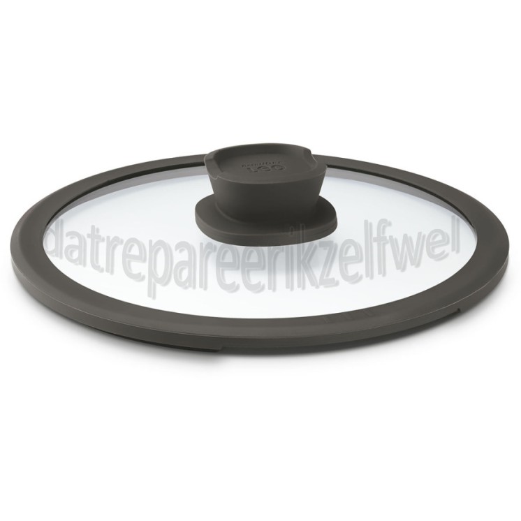 Foto van BergHOFF Deksel LEO Glazen Deksel Stone 28cm 