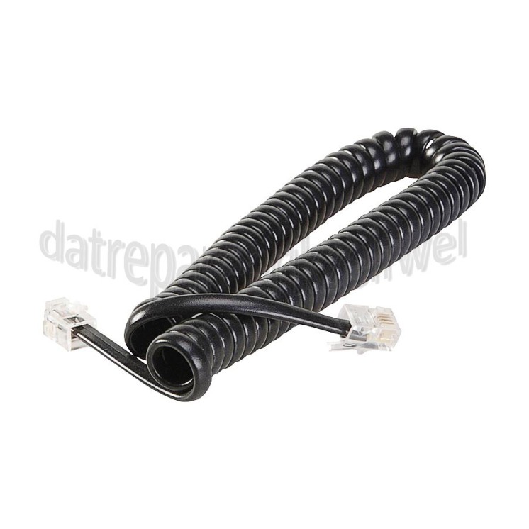 Foto van Aansluitkabel RJ10 (M) - RJ10 (M), zwart, 2 m 