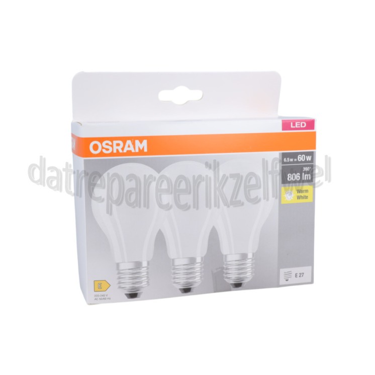 Foto van Osram Ledlamp LED Base Classic GL FR E27 