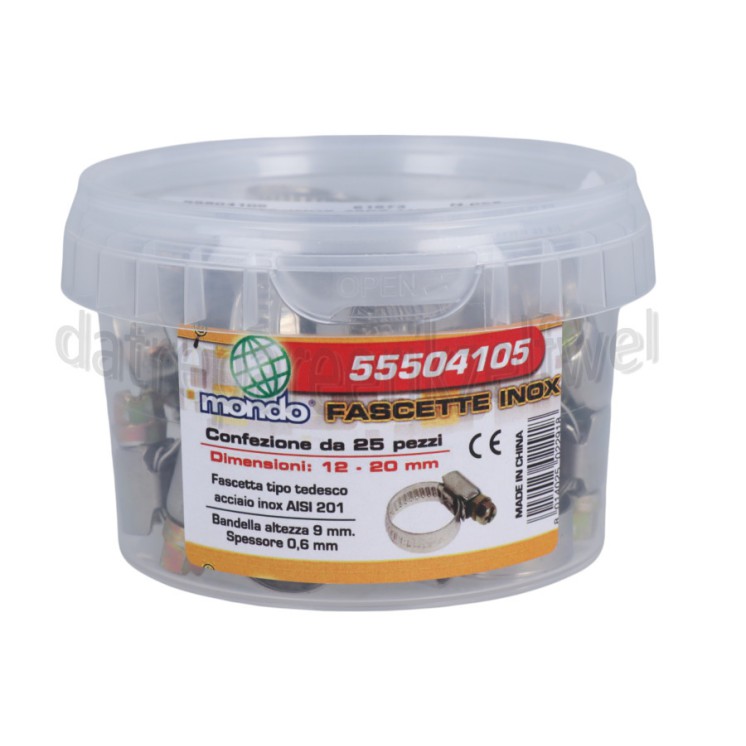 Foto van Slangklem 12-20 mm -RVS- 