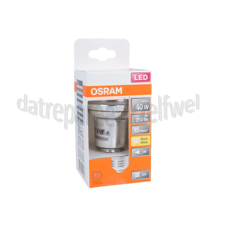 Foto van Osram Ledlamp LED Star Reflectorlamp LED R63 2.9W E27 210lm 2700K 
