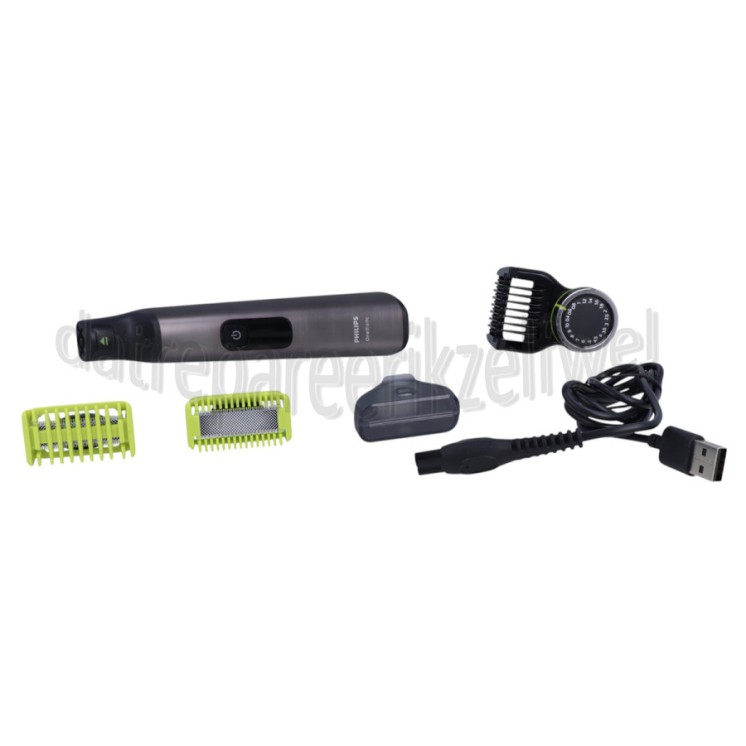 Foto van Philips Scheerapparaat OneBlade Pro 360 Trimmen, scheren. stylen 
