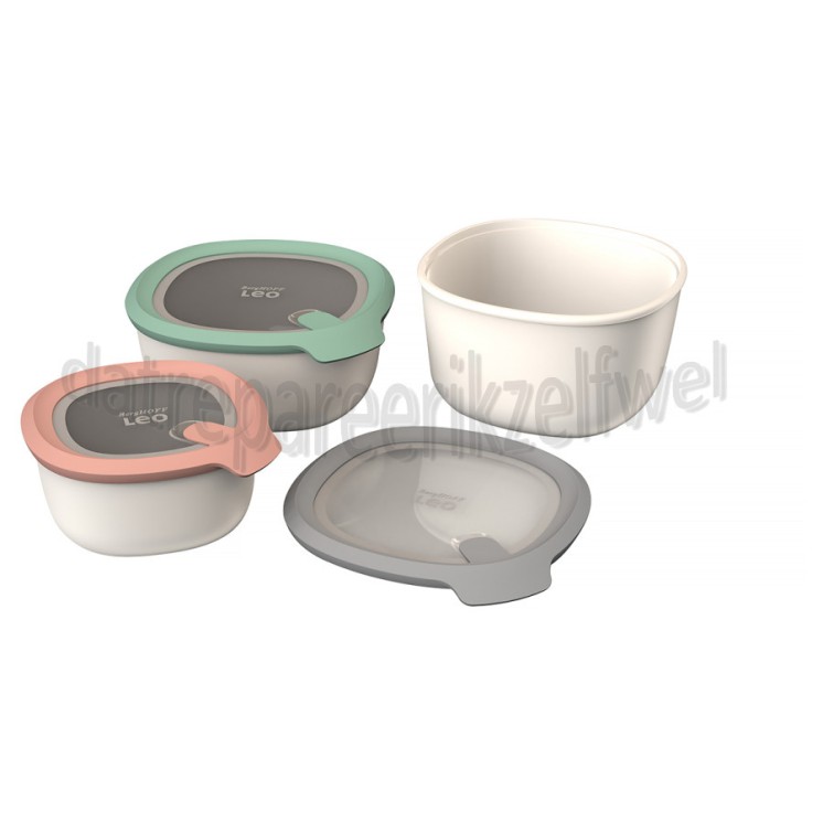 Foto van BergHOFF Kom Kommenset 3-Delig Magnetron, Diepvries 