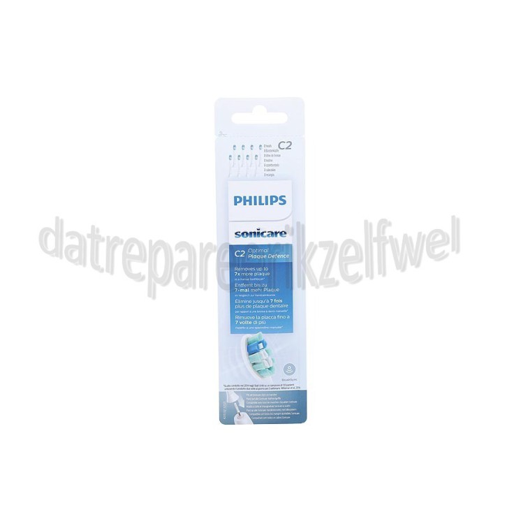 Foto van Philips Tandenborstelset C2 Optimal Plaque Defense, 8 stuks Sonicare 