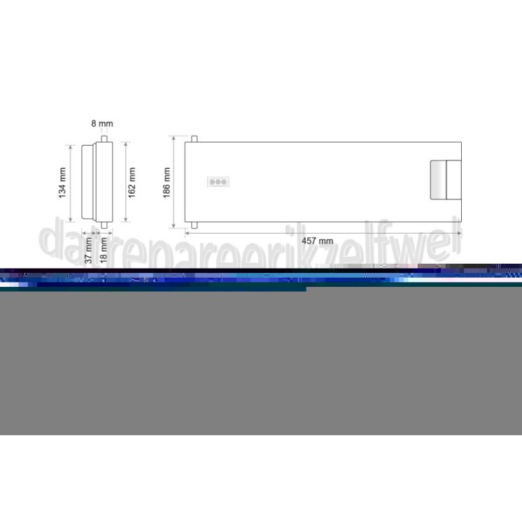 Foto van Bosch Vriesvakklep Compleet inclusief greep en afdichting KIL42NFF0, KI42LVSE0 