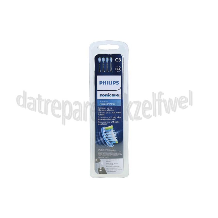 Foto van Philips Tandenborstelset Standaard sonische opzetborstels, Zwart Sonicare 